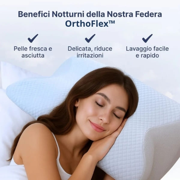 Federa Traspirante in Microfibra Morbida per OrthoFlex™